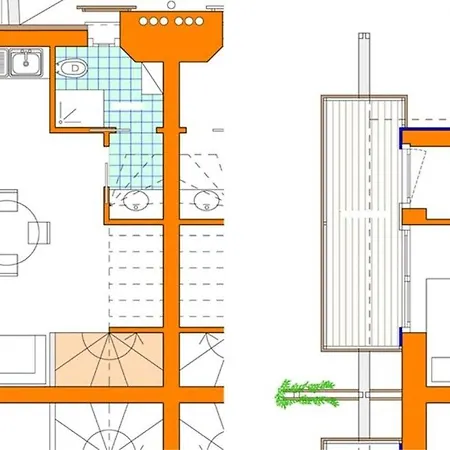 Apartment Two-story Terraced For 7 Guests In